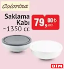 COLORİNA SAKLAMA KABI 1350 CC